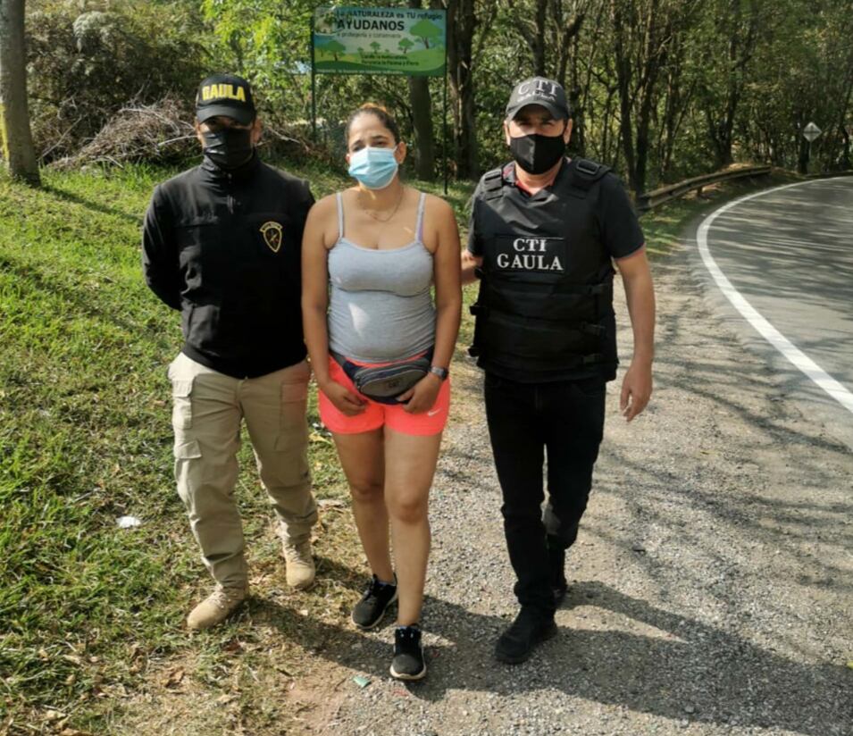 A la cárcel mujer que habría participado de un secuestro en el occidente de Boyacá. Foto: Cortesía Fiscalía