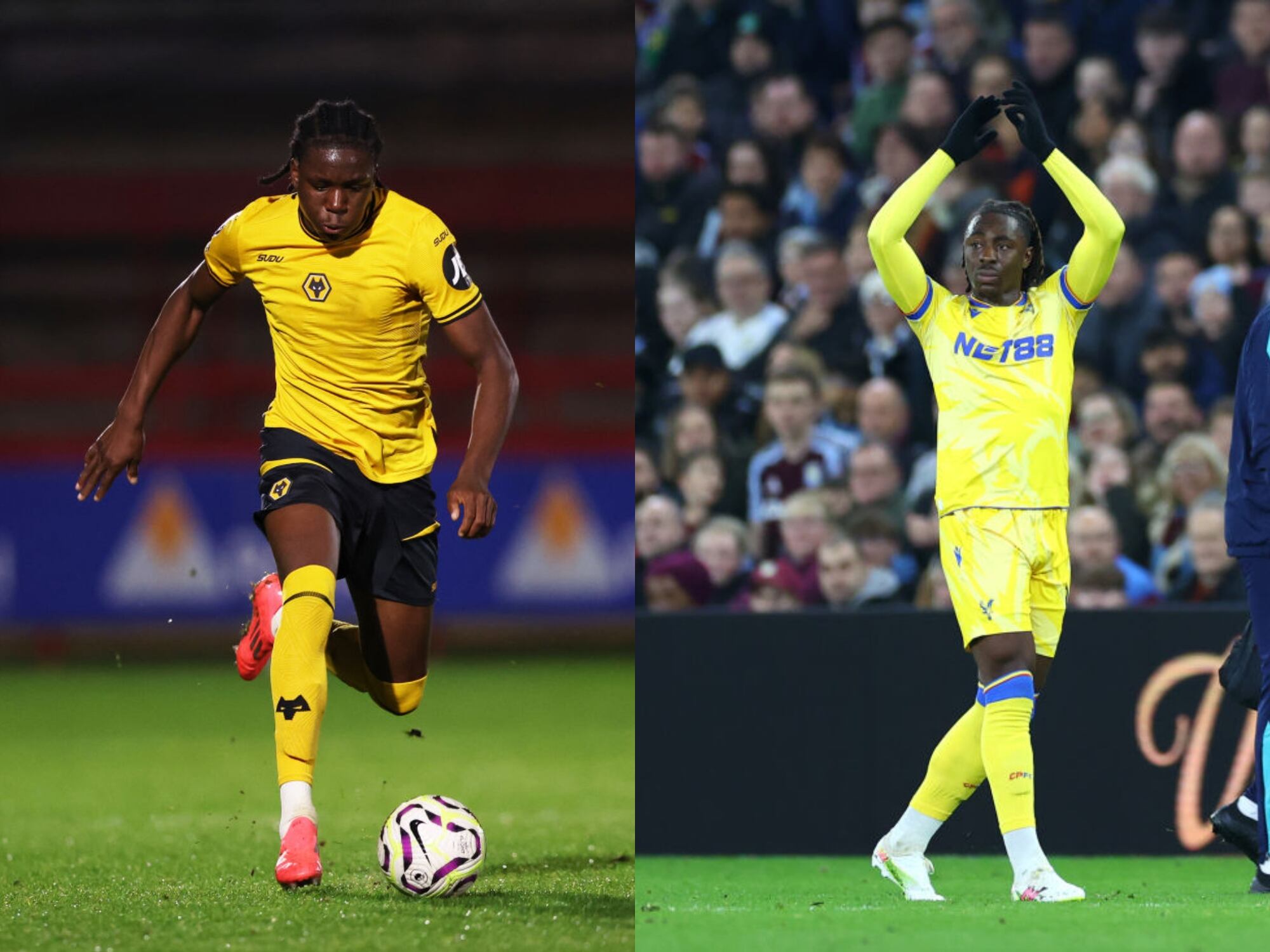 Wolves y Crystal Palace. Foto: Getty Images