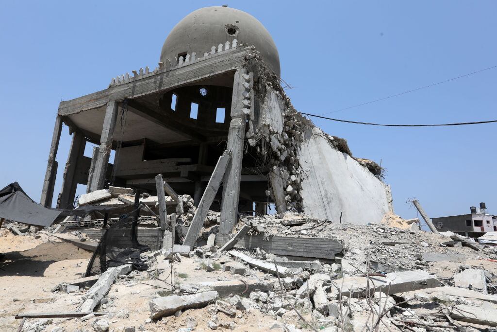 Gaza, Khan Yunis. Foto: Abed Rahim Khatib/Anadolu via Getty Images