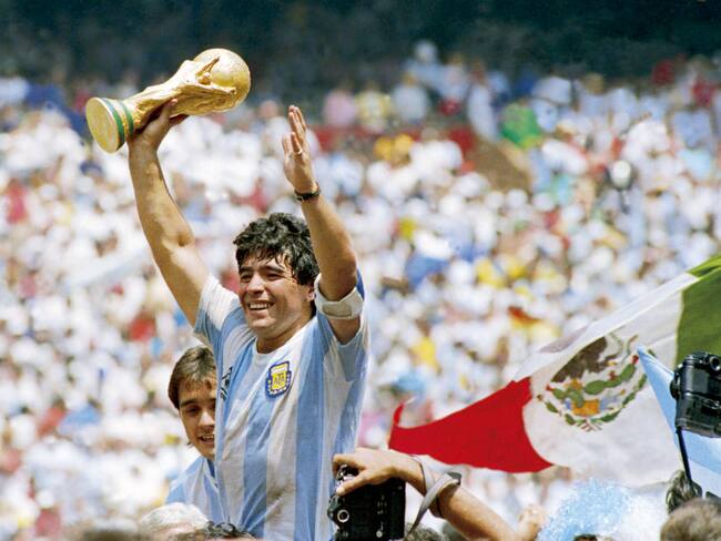 Diego Maradona de Argentina. (Photo by Archivo El Grafico/Getty Images)