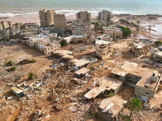 El panorama es desolador en Libia; el 30% de las ciudades desaparecieron: Media Luna Roja