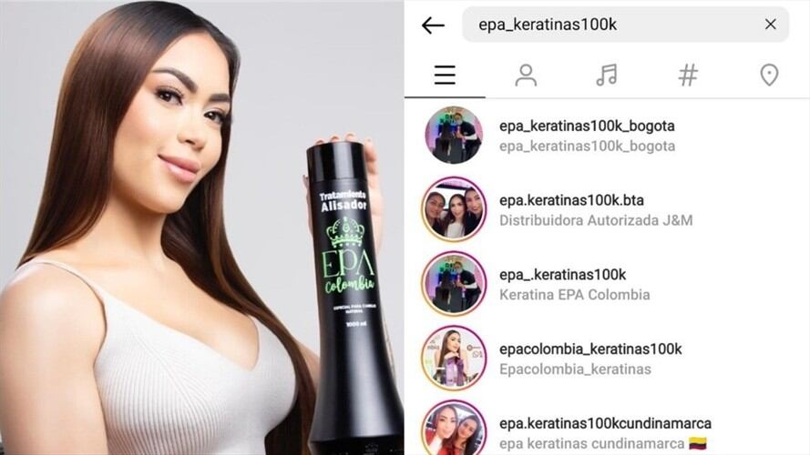 Daneidy Barrera Rojas 'Epa Colombia'. Cuentas con el mismo user de su perfil empresarial . Foto: Instagram oficial Daneidy