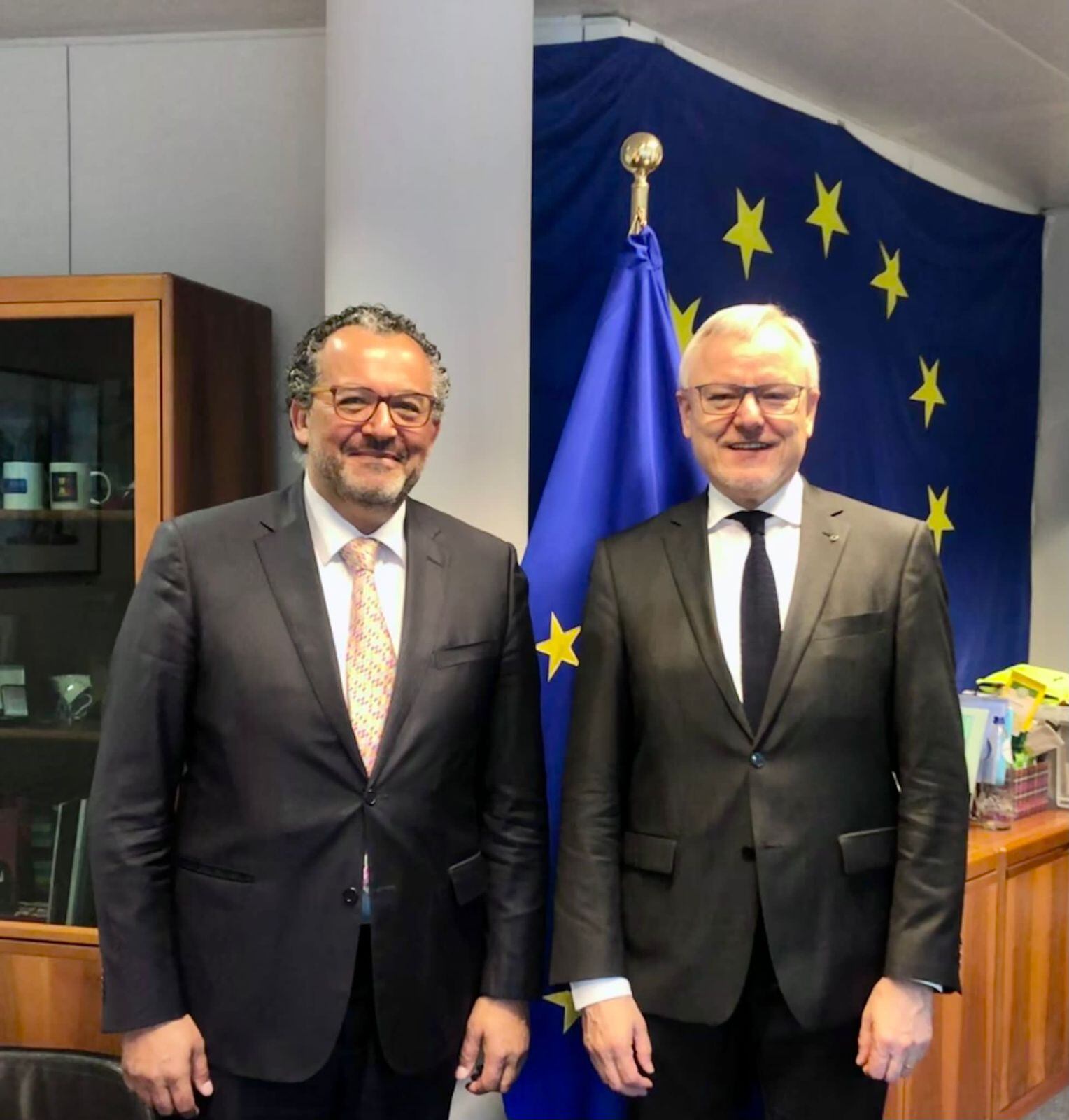 Roberto Vidal y Peter Wagner. Foto: JEP