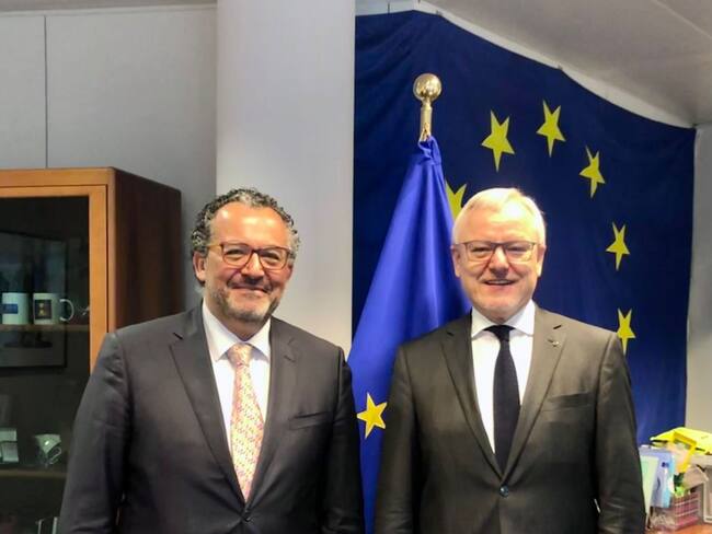 Roberto Vidal y Peter Wagner. Foto: JEP