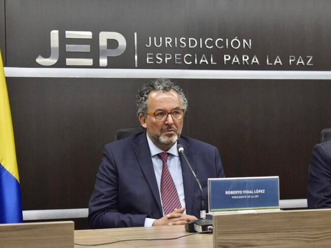 Carlos Vidal, presidente de la JEP. Foto: Cortesía JEP