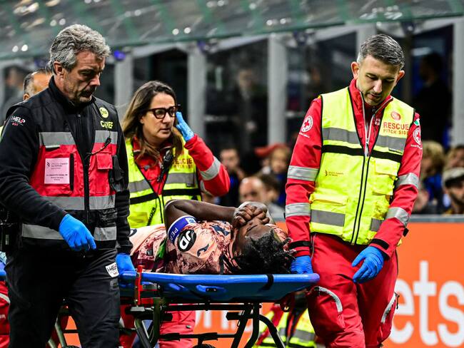 Lesión de Duván Zapata. Foto: Getty Images