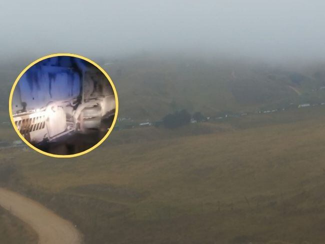 Páramo de Berlín y accidente de tránsito: Foto: cortesía Fabio Díaz