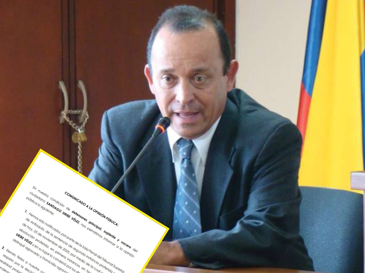 Defensa de Santiago Uribe Vélez respeta fallo, pero dijo que es la “injusta condena de un inocente”