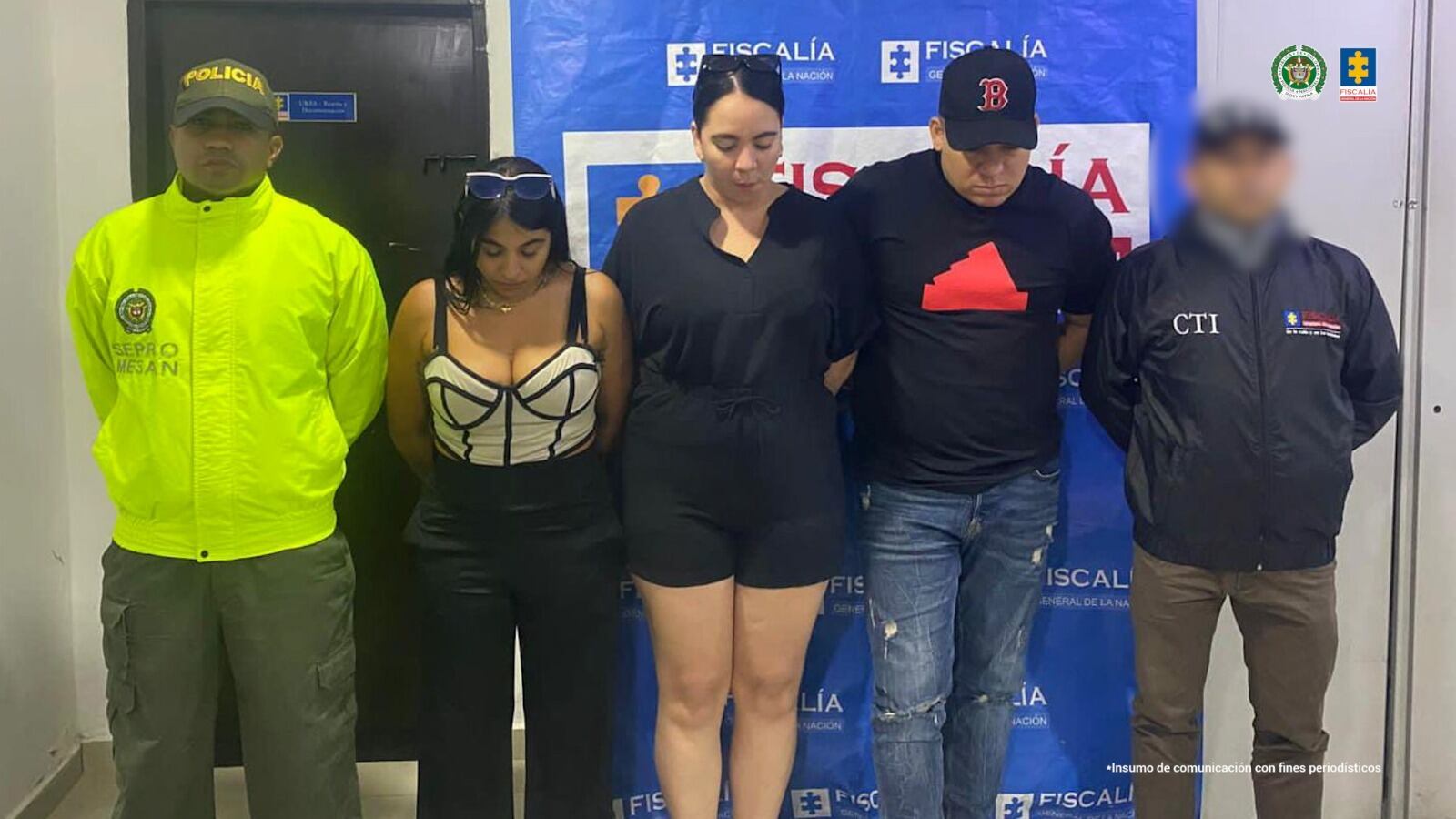 Capturados/ Fiscalía