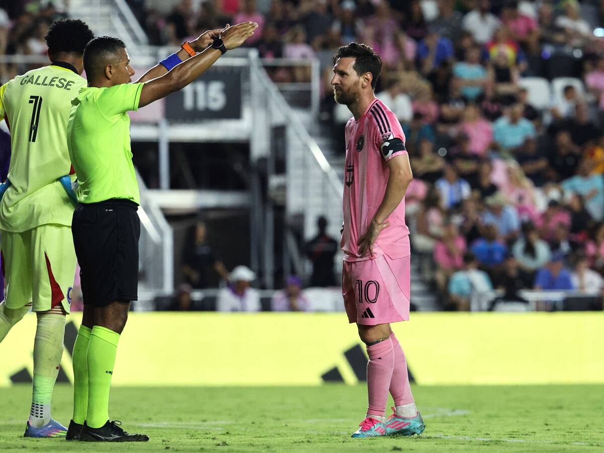 “Siempre pasa algo”, Messi se quejó del arbitraje del partido entre Inter Miami y Orlando City