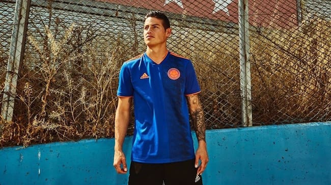 Camiseta Selección Colombia. Foto: Adidas