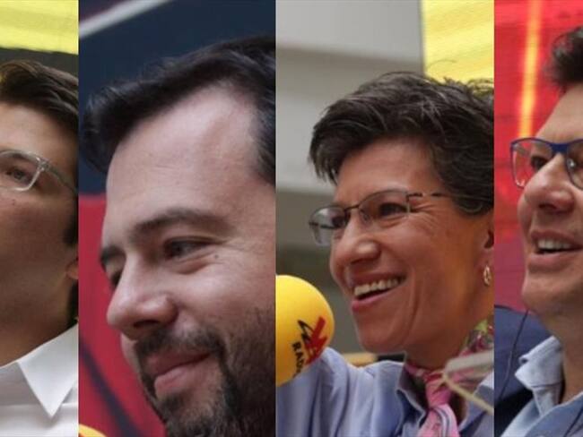 Candidatos alcaldía Bogotá. Foto: La WCon Vicky Dávila