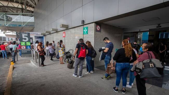 La modelo Leidy Paola Quiñones contó en Sigue La W cuáles fueron los tratos discriminatorios que recibió en el aeropuerto de Ciudad de México.. Foto: Ricardo Flores/Barcroft Media via Getty Images