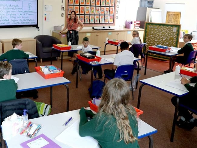 Jerry Glazier, miembro Ejecutivo de la Unión Nacional de Profesores en el Reino Unido dijo que los más pequeños aún no regresarán a los colegios.. Foto: Getty Images