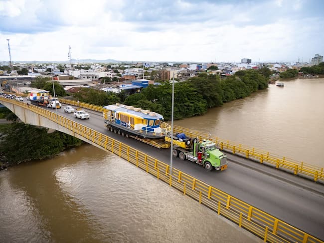 Llegan embarcaciones de Businú a Montería: así operaría el sistema de transporte fluvial en el río Sinú. Foto: Alcaldía de Montería.