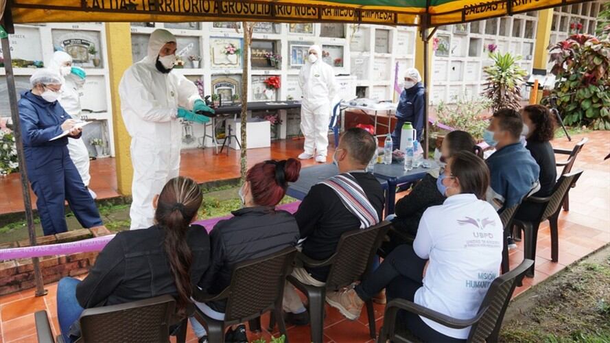 Según la directora de la Unidad de Búsqueda de Personas Desaparecidas, Luz Marina Monzón, los cuerpos presentan diversos signos de muerte violenta. Foto: Unidad de Búsqueda de Personas Desaparecidas