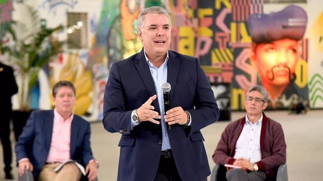 denuncia ante la Corte Penal Internacional contra el presidente Iván Duque. Foto: Colprensa