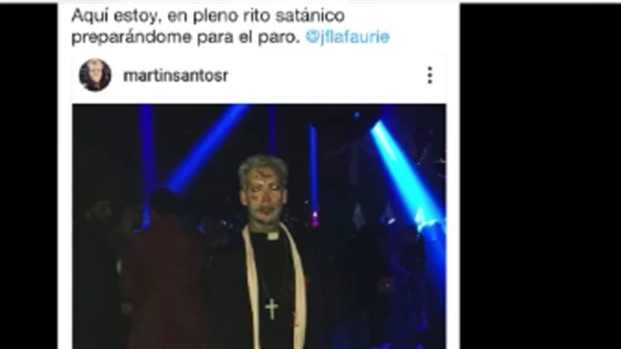 Martín Santos se burla del error en trino de Lafaurie. Foto: La W