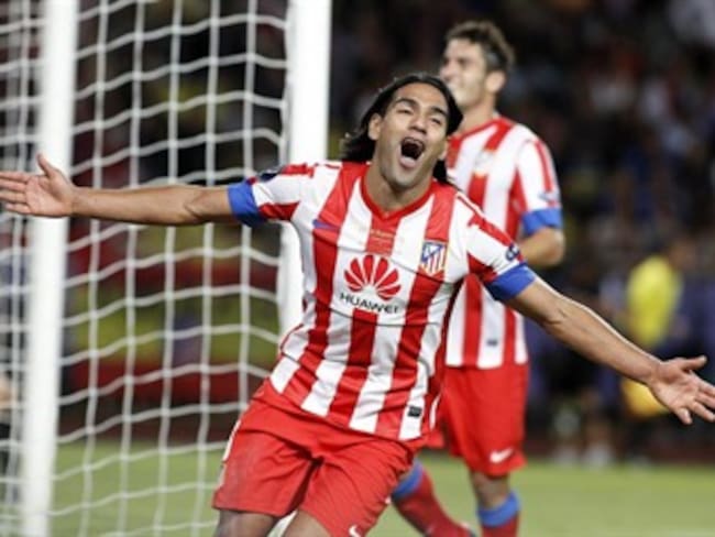 Atlético de Madrid gana la Supercopa de Europa con tres goles de Falcao