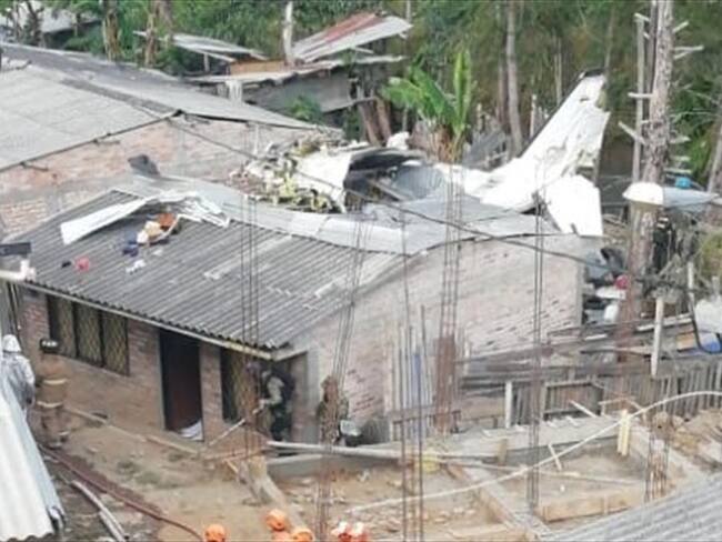 Tragedia aérea en Popayán. Foto: Cortesía Javier Astaiza