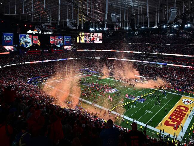 Super Bowl LVIII. (Photo by Patrick T. Fallon / AFP) (Photo by PATRICK T. FALLON/AFP via Getty Images)