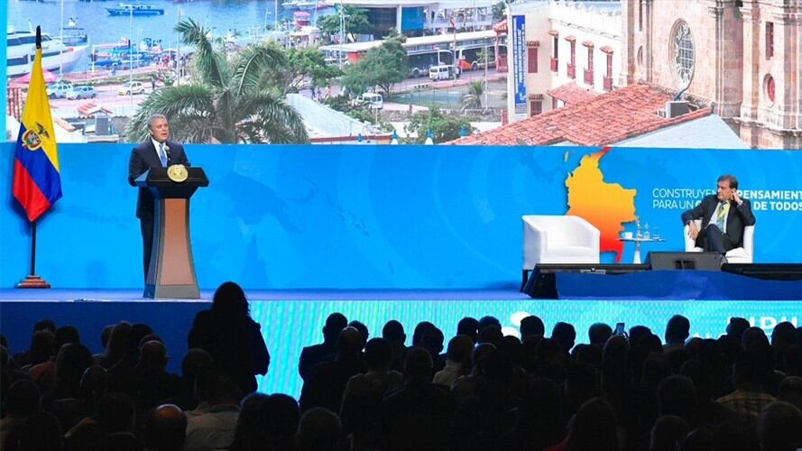 Los Gobiernos no tienen varitas mágicas para producir soluciones inmediatas: Duque . Foto: Presidencia