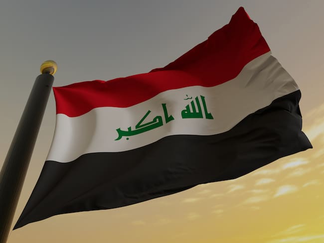 Bandera de Irak imagen de referencia. Foto: Getty Images.