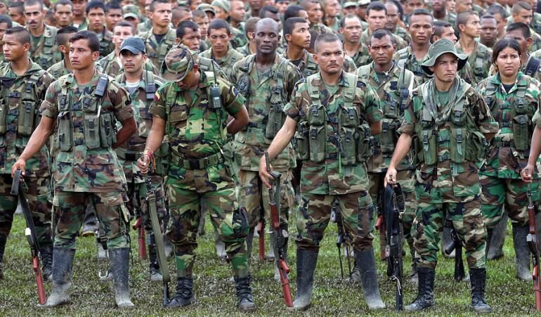 Paramilitares en Colombia.