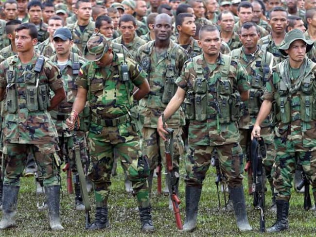Paramilitares en Colombia.