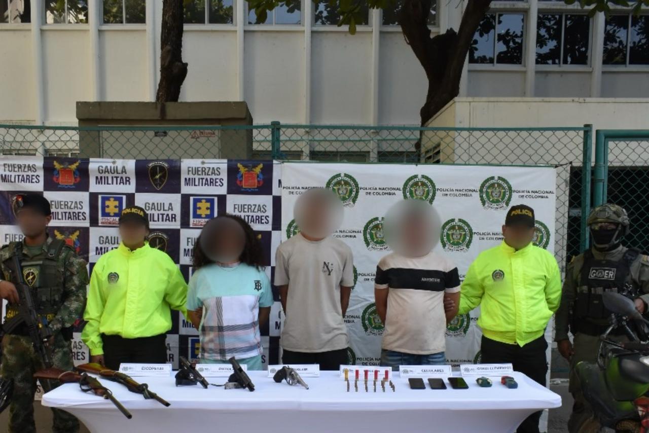 Capturados por las autoridades/ Gobernación del Magdalena.