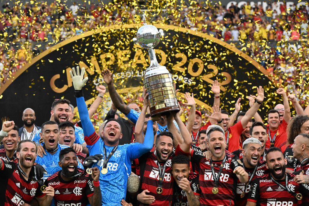 FBL-LIBERTADORES-FLAMENGO-PARANAENSE. (Photo by Luis Acosta / AFP) (Photo by LUIS ACOSTA/AFP via Getty Images)