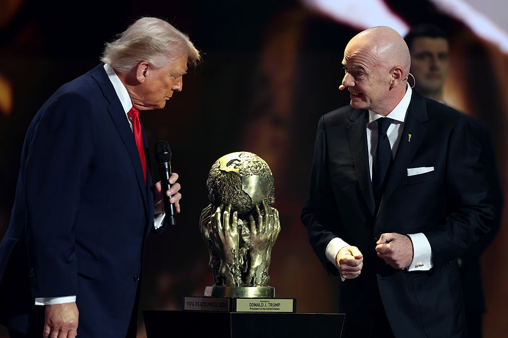 Gianni Infantino y Donald Trump. (Photo by Michael Regan - FIFA/FIFA via Getty Images)