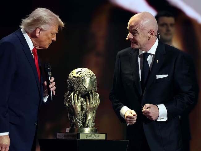 Gianni Infantino y Donald Trump. (Photo by Michael Regan - FIFA/FIFA via Getty Images)