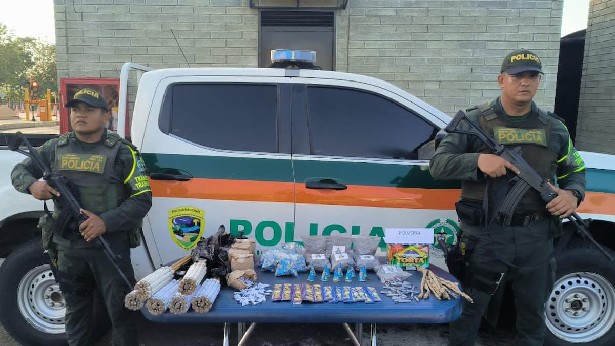 Incautan más de 200 kilos de pólvora en el departamento de Córdoba