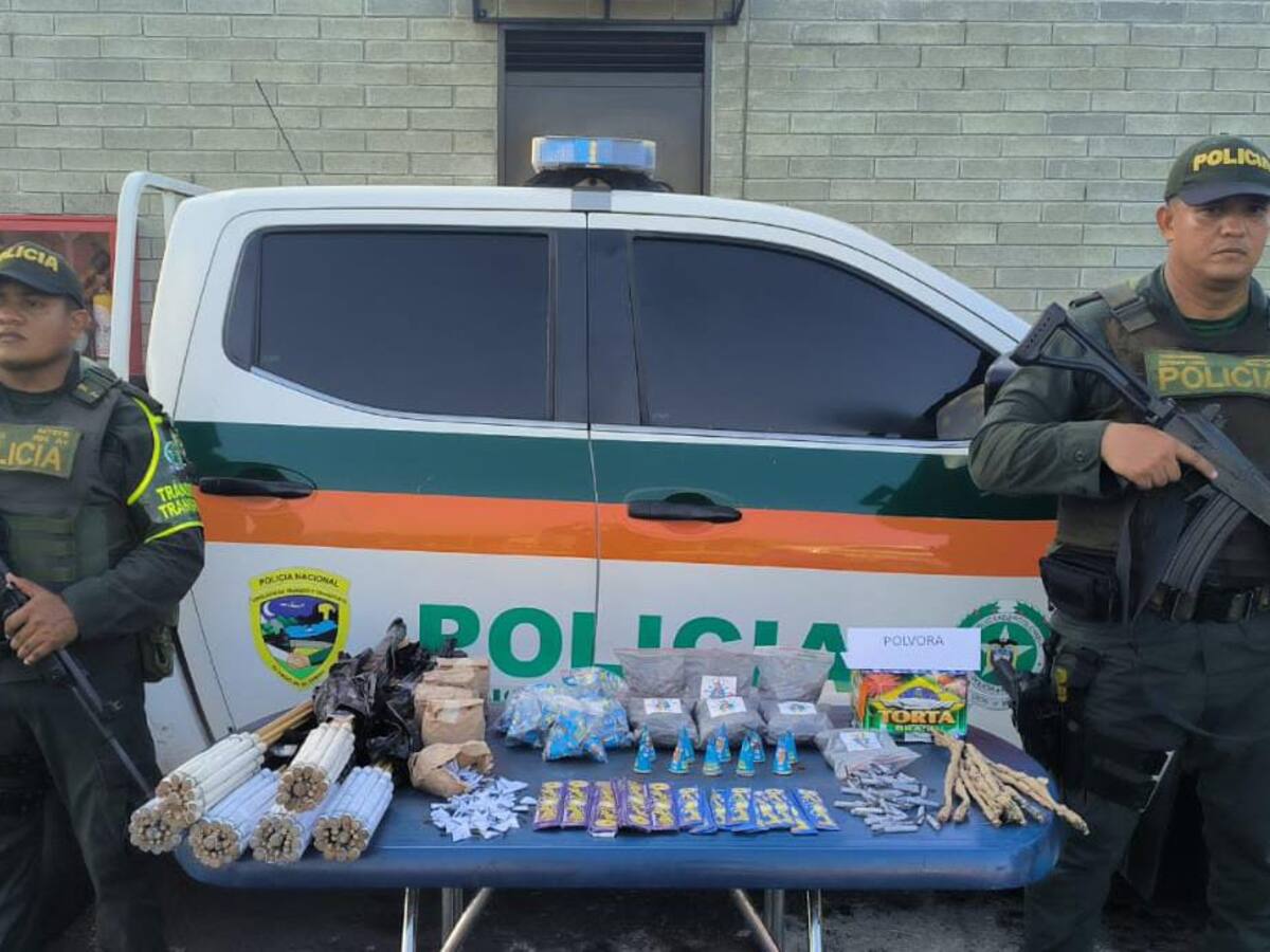 Incautan más de 200 kilos de pólvora en el departamento de Córdoba