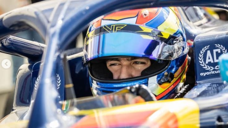 Nicolás Baptiste, promesa del automovilismo colombiano, regresa a competiciones internacionales