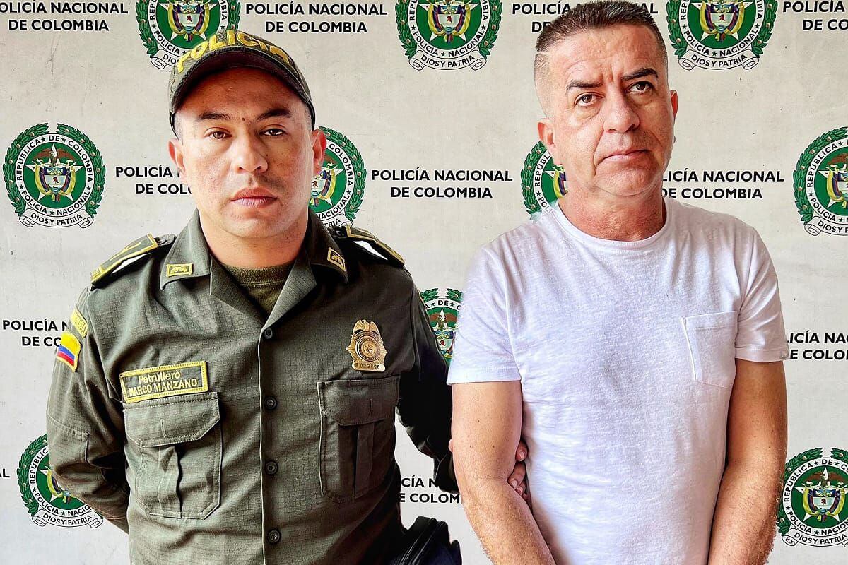 El implicado fue identificado como Carlos Duarte Marín. Crédito: Policía Popayán.