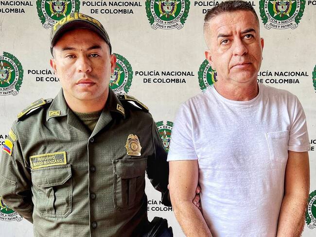 El implicado fue identificado como Carlos Duarte Marín. Crédito: Policía Popayán.