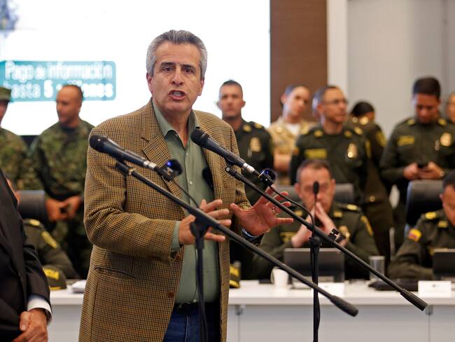 Ministro del Interior, Luis Fernando Velasco. Foto: EFE/ Mauricio Dueñas Castañeda