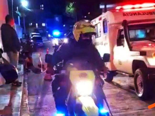 El ataque se registró en la cabecera municipal: Crédito: Policía Cauca.