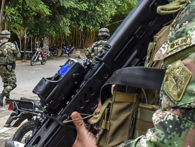 Ejército Nacional dio de baja a alias ‘Loco Milciades’. Foto: DANIEL FERNANDO MARTINEZ CERVERA/AFP via Getty Images