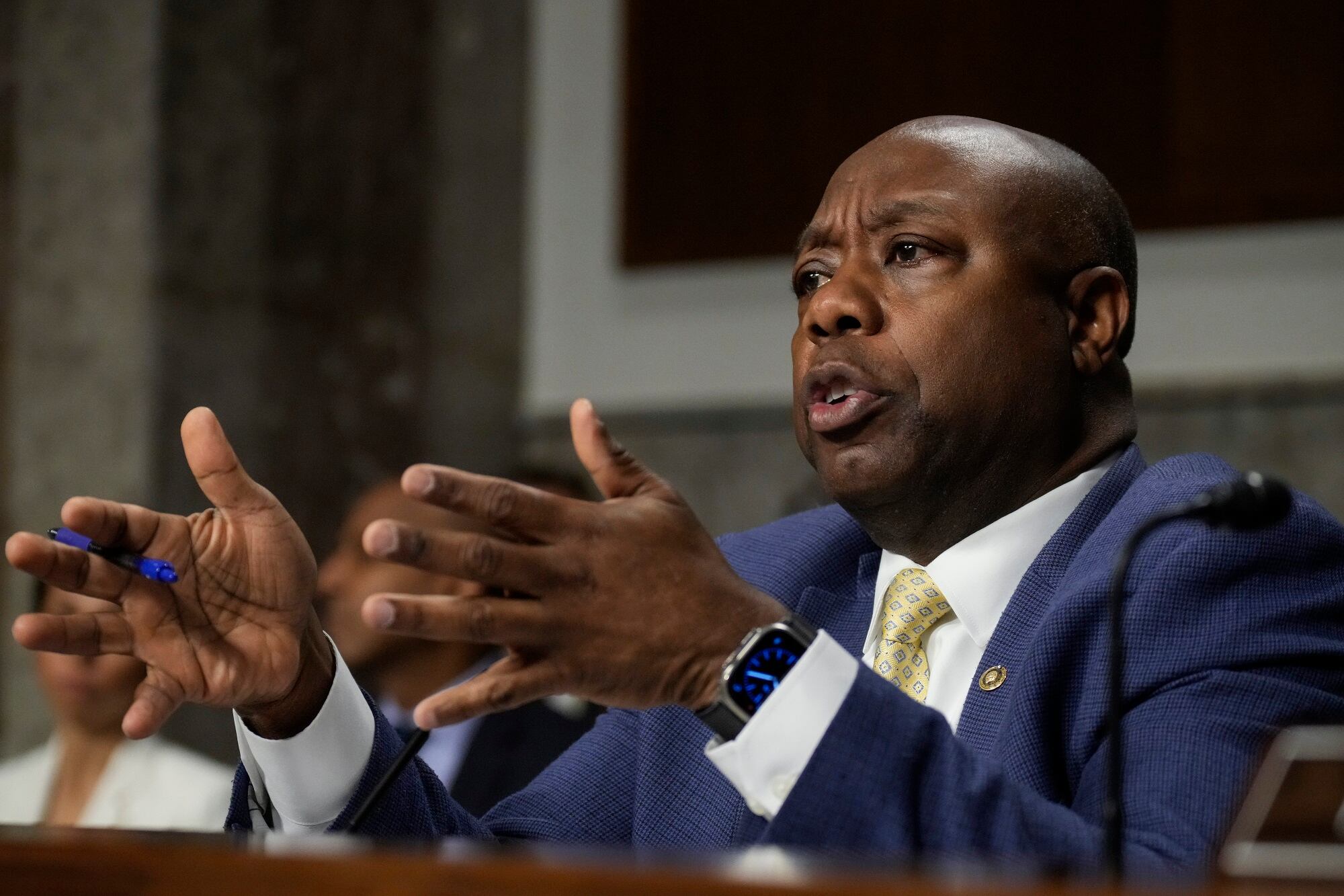 Tim Scott. (Photo by Drew Angerer/Getty Images)