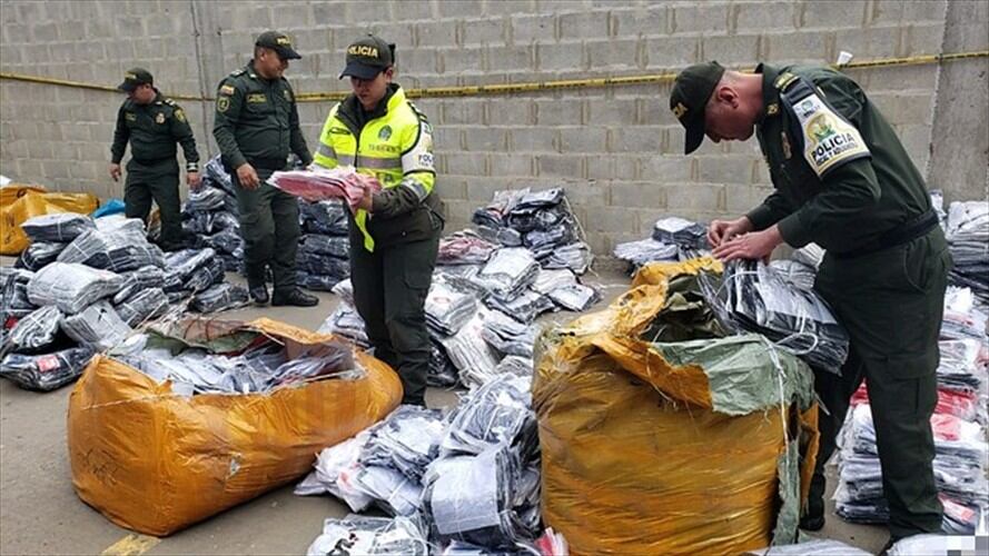 Incautación de contrabando. Foto: Colprensa