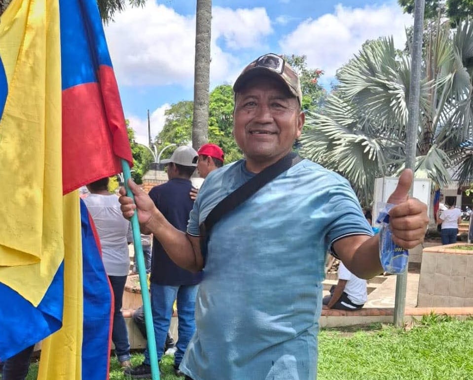 Luis Alberto Peña, asesinado en el norte del Cauca. Crédito: Red de Apoyo Cauca.