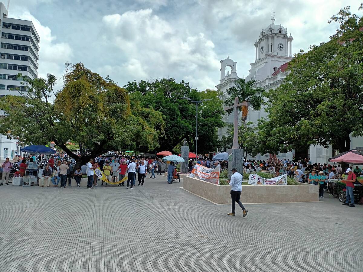 Con poca asistencia se cumplió la primera jornada de paro en la ciudad de Montería