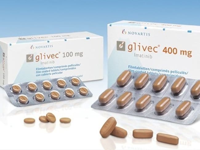 Medicamento contra el cáncer Imatinib-Glivec - Imagen de referencia.. Foto: Foto: http://netpharmacy.com.au/