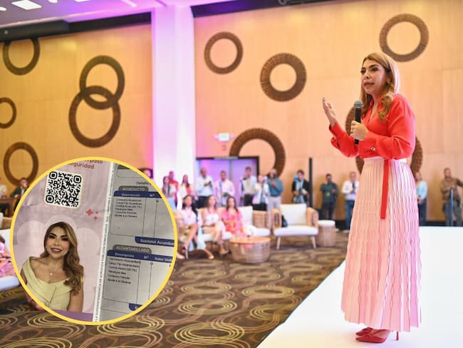 Primera dama de Pereira renuncia a ser gestora social tras polémica por fotos en recibos del agua