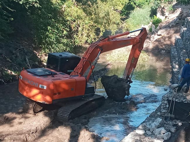 Trabajos en el río Manzanares/ Corpamag