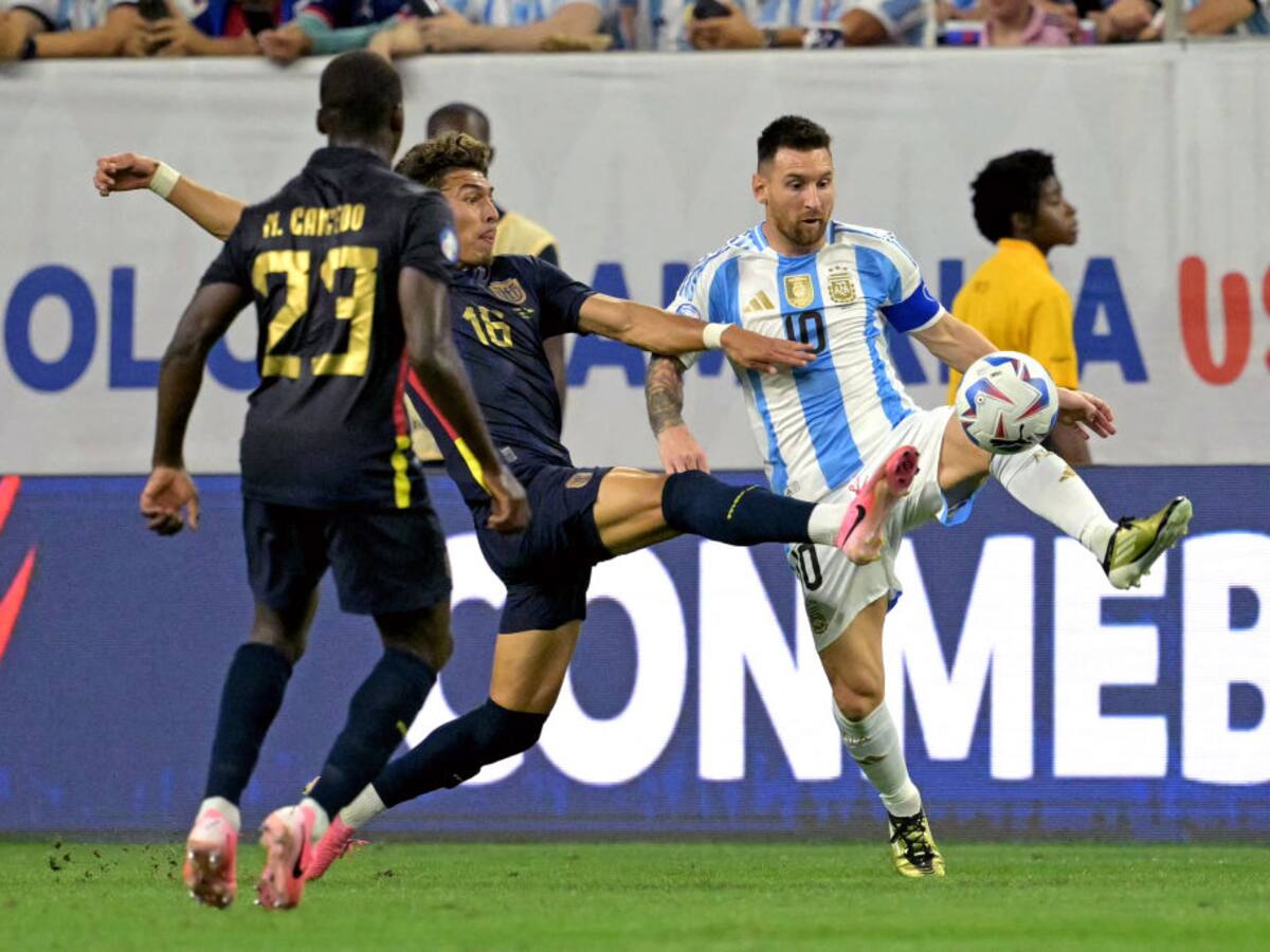 En fotos: reviva el empate entre Argentina y Ecuador en cuartos de final de la Copa América