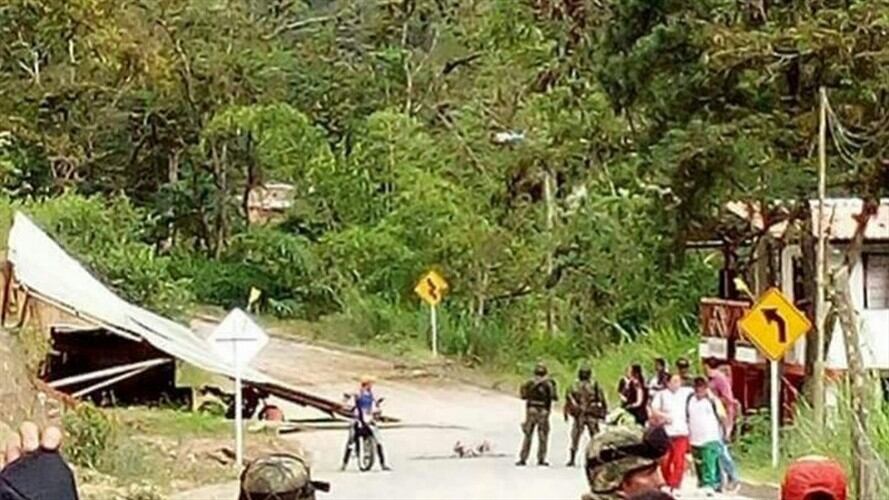 Según la comunidad, los choques se han registrado en los sectores de Pambilal, Llano Grande, La Ceiba, La Hacienda y Las Palmas. Foto: Colprensa